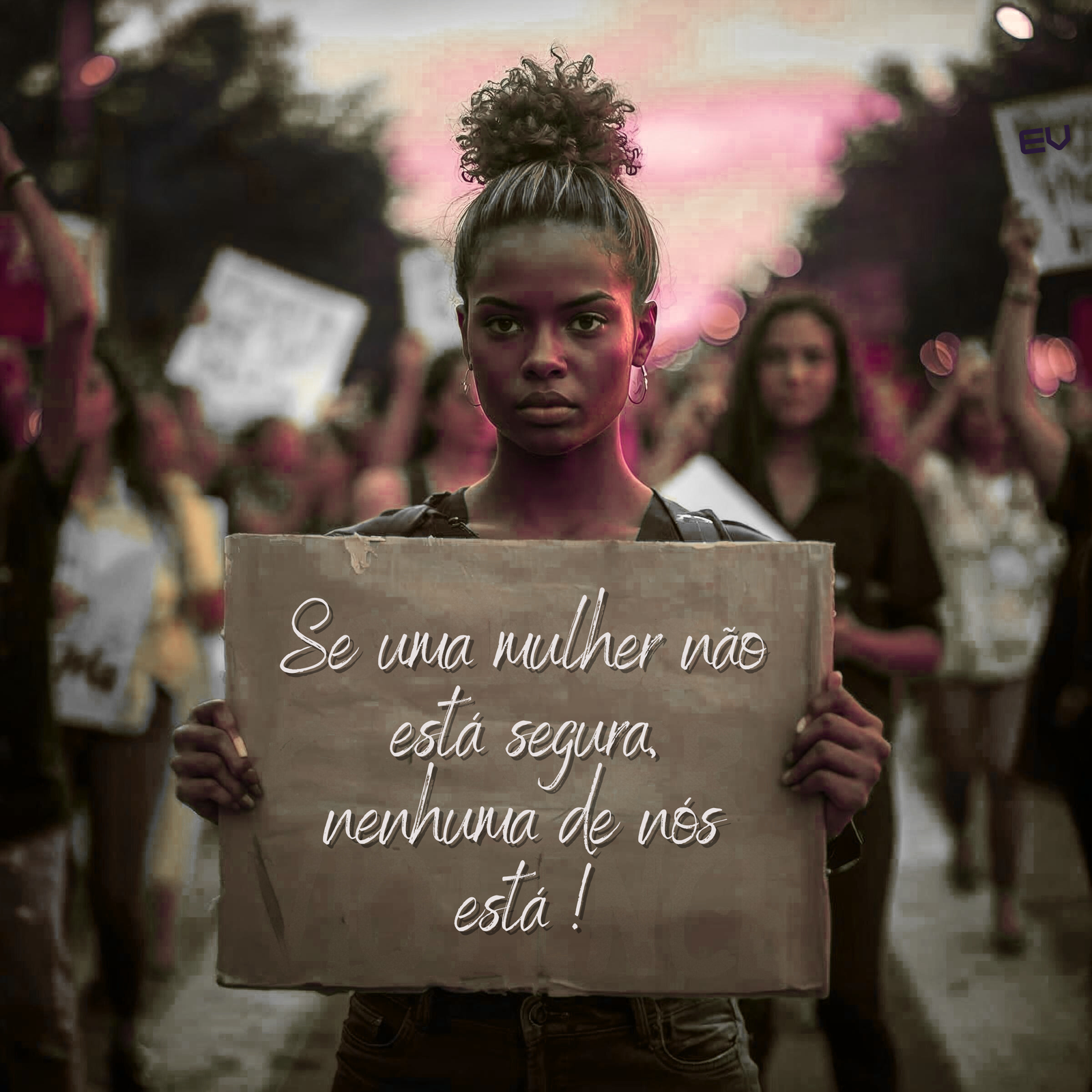 Basta de violência contra mulheres