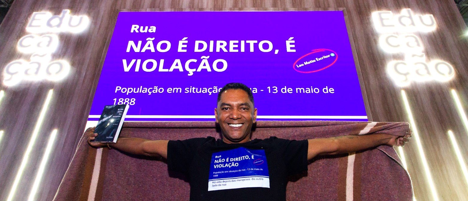 Léo Motta na Bienal do Livro